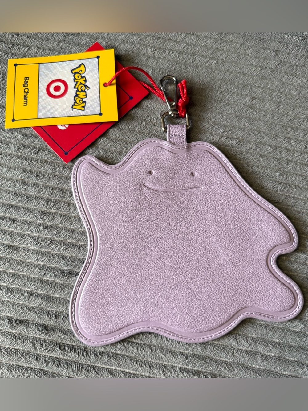 Large Pokemon X Target Ditto Bag Charm  Luggage Tag Exclusive Special Edition